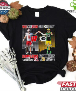 Wisconsin Badgers Braedyn Locke On Saturdays X Jordan Love Green Bay Packers On Sundays Shirt