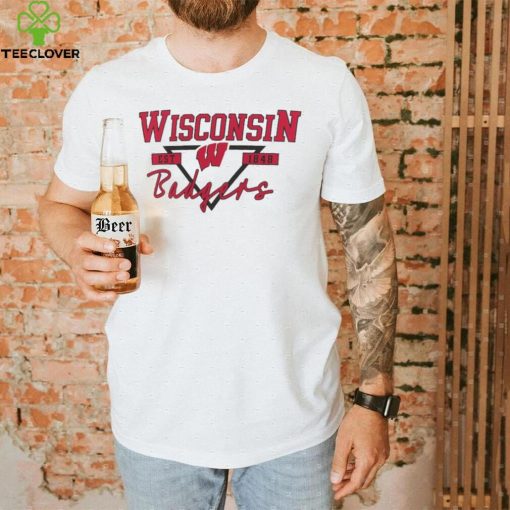 Wisconsin Badgers Fanatics Branded Women’s Triangle Origin T Shirt
