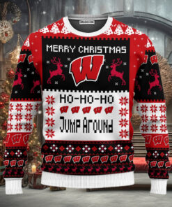 Wisconsin Badgers Merry Christmas Ugly Christmas Sweaters