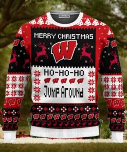 Wisconsin Badgers Merry Christmas Ugly Christmas Sweaters