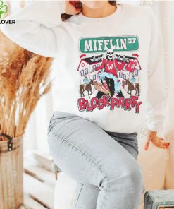 Wisconsin Badgers Mifflin st block party shirt 1 Wisconsin Badgers Mifflin st block party shirt