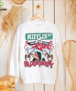 Wisconsin Badgers Mifflin st block party shirt 2 Wisconsin Badgers Mifflin st block party shirt