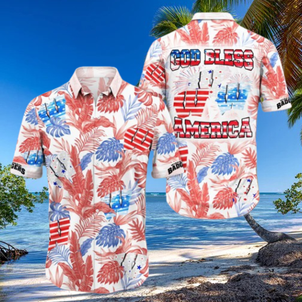 Wisconsin Badgers NCAA Hawaii Shirt For Fans Ver 3 Wisconsin Badgers NCAA Hawaii Shirt For Fans Ver 3