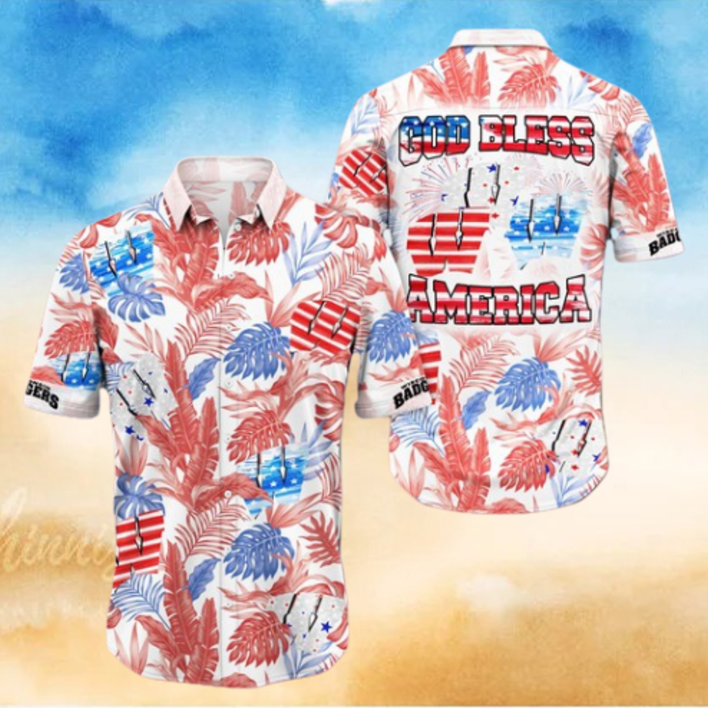 Wisconsin Badgers NCAA Hawaii Shirt For Fans Ver 3 Wisconsin Badgers NCAA Hawaii Shirt For Fans Ver 3