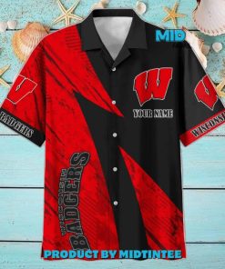 Wisconsin Badgers Personalized Hawaiian Shirt Trending Summer