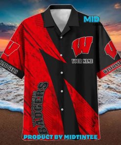 Wisconsin Badgers Personalized Hawaiian Shirt Trending Summer