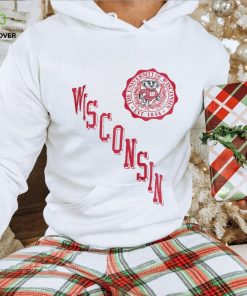 Wisconsin Badgers Pressbox Women's Shoreline Sundown Pullover Sweatshirt White 3 Wisconsin Badgers Pressbox Women's Shoreline Sundown Pullover Sweatshirt White