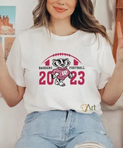 Wisconsin Badgers Red 2023 Football Schedule Logo Shirt