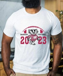 Wisconsin Badgers Red 2023 Football Schedule Logo Shirt