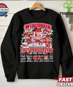 Wisconsin Badgers The Badgers 135th Anniversary 1889 2024 signature shirt