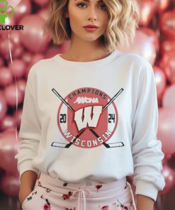 Wisconsin Badgers Women's Hockey 2024 WCHA Conference Tournament Champions T Shirt