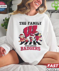 Wisconsin Badgers X Family Bluey Merry Christmas 2024 Shirt