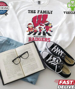 Wisconsin Badgers X Family Bluey Merry Christmas 2024 Shirt