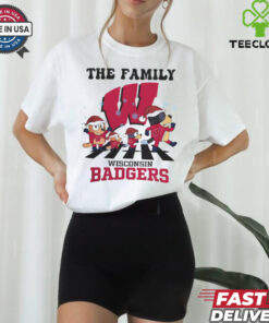 Wisconsin Badgers X Family Bluey Merry Christmas 2024 Shirt