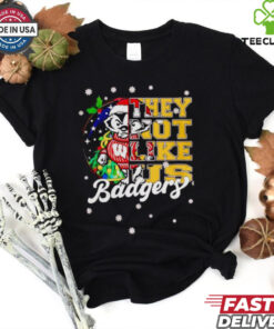 Wisconsin Badgers they not like us Christmas shirt