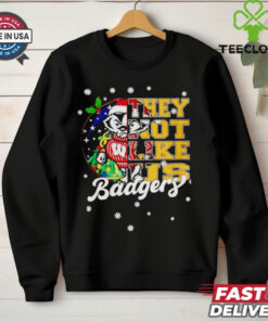 Wisconsin Badgers they not like us Christmas shirt