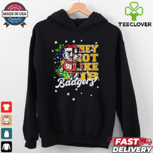 Wisconsin Badgers they not like us Christmas shirt