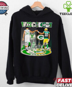 Wisconsin Green Bay Bucks Giannis Antetokounmpo and Jordan Love shirt
