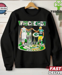 Wisconsin Green Bay Bucks Giannis Antetokounmpo and Jordan Love shirt