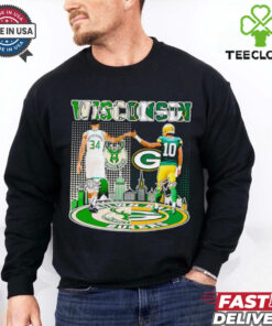 Wisconsin Green Bay Bucks Giannis Antetokounmpo and Jordan Love shirt
