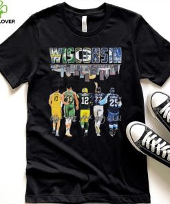 Wisconsin Ighodaro Antetokounmpo Rodgers Yelich Signatures Shirt