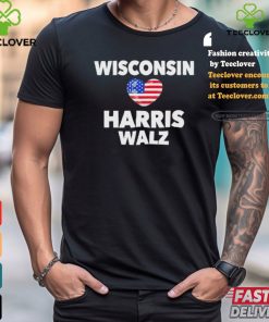 Wisconsin Loves Harris Walz America Shirt