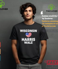 Wisconsin Loves Harris Walz America Shirt