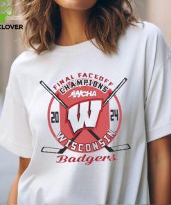 Wisconsin Women’s Hockey 2024 WCHA Final Faceoff Champions Shirt