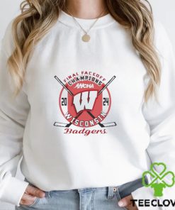 Wisconsin Women’s Hockey 2024 WCHA Final Faceoff Champions Shirt