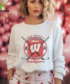 Wisconsin Women’s Hockey 2024 WCHA Final Faceoff Champions Shirt