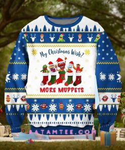 Wish More Muppets Ugly Sweater Christmas Party