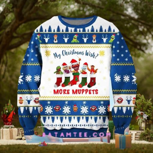 Wish More Muppets Ugly Sweater Christmas Party