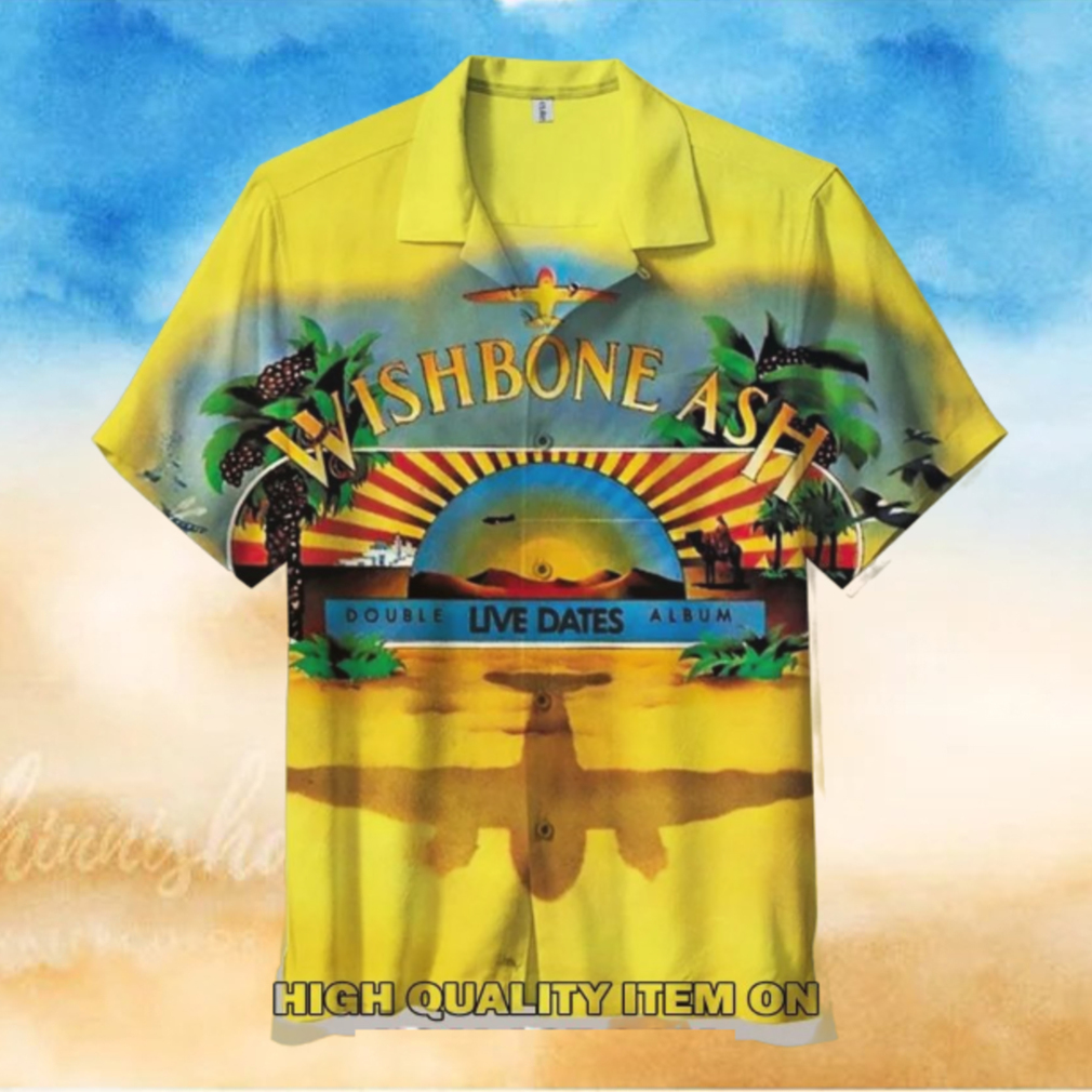 Wishbone Ash Band Live Dates City Short Sleeve Hawaiian Shirt