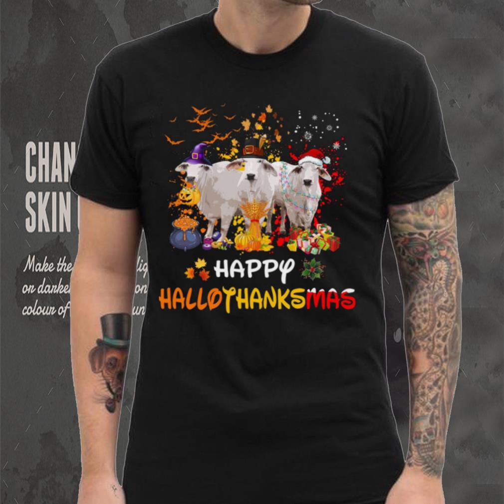 Witch Goat, Goat Christmas Shirt – Happy Hallothanksmas Witch Goat, Goat Christmas Shirt – Happy Hallothanksmas