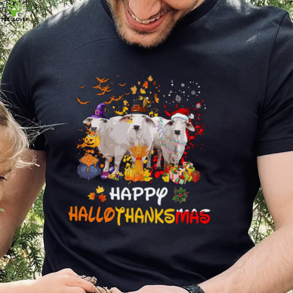 Witch Goat, Goat Christmas Shirt – Happy Hallothanksmas Witch Goat, Goat Christmas Shirt – Happy Hallothanksmas