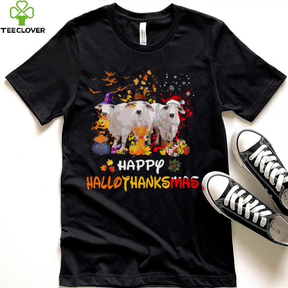 Witch Goat, Goat Christmas Shirt – Happy Hallothanksmas Witch Goat, Goat Christmas Shirt – Happy Hallothanksmas