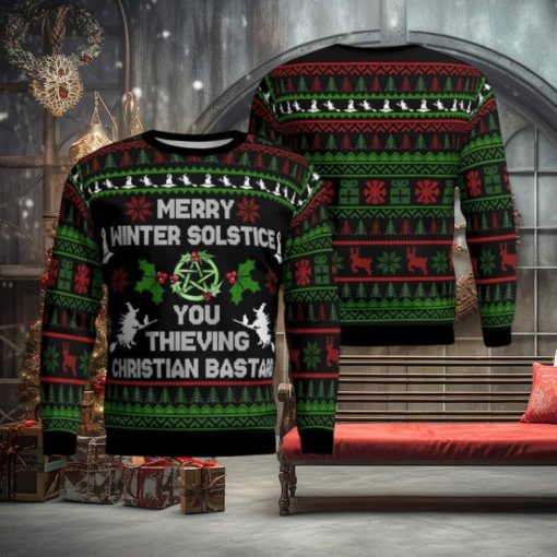 Witch   Merry Winter Solstice 2   Ugly Sweater