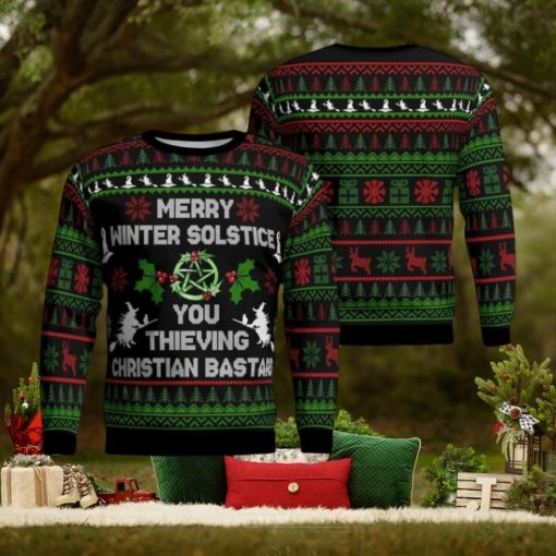 Witch   Merry Winter Solstice 2   Ugly Sweater