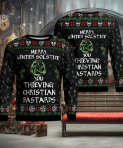 Witch   Merry Winter Solstice   Ugly Sweater