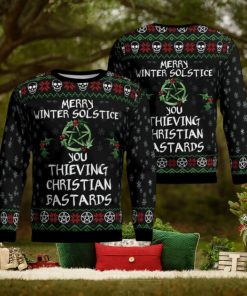 Witch   Merry Winter Solstice   Ugly Sweater