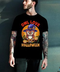 Witch Owl Love Halloween Shirt