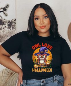 Witch Owl Love Halloween Shirt