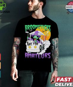 Witch Riding A Golf Cart Broomsticks Are For Amateurs Halloween T Shirt