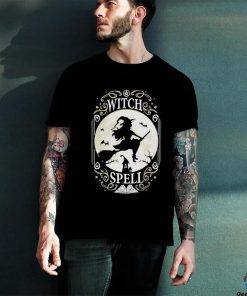 Witch Spell in the moon Halloween shirt