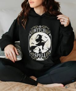 Witch Spell in the moon Halloween shirt