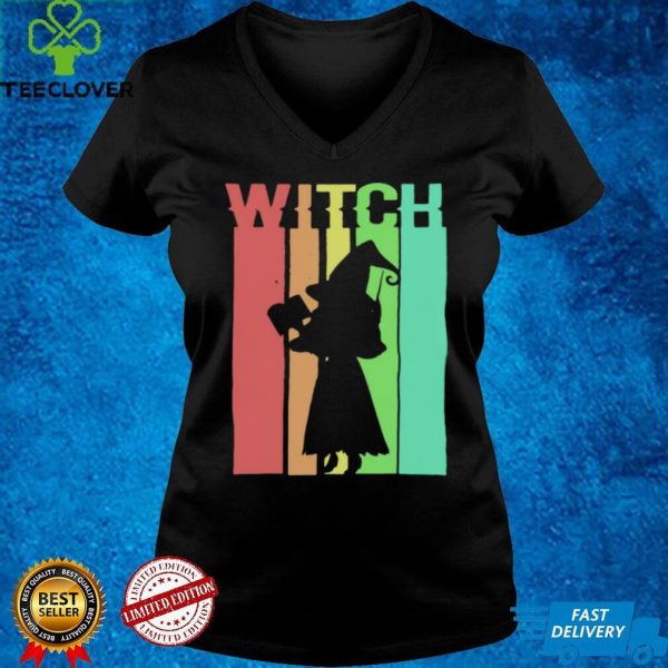 Witch Vintage Witchcraft Halloween Wiccan Coven Retro Shirt