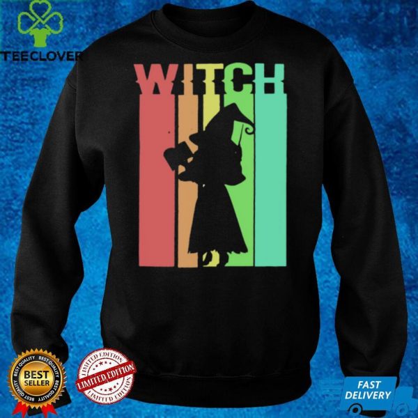 Witch Vintage Witchcraft Halloween Wiccan Coven Retro Shirt