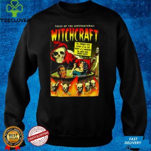 Witchcraft Vintage Skeleton Spooky horror Comics Halloween T Shirt