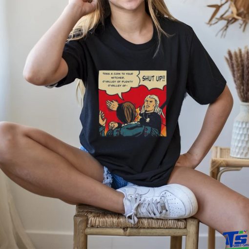 Witcher Slap Comic Art The Witcher Shirt