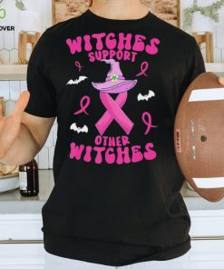 Witches Support Other Witches Halloween Witch Breast Cancer Shirt